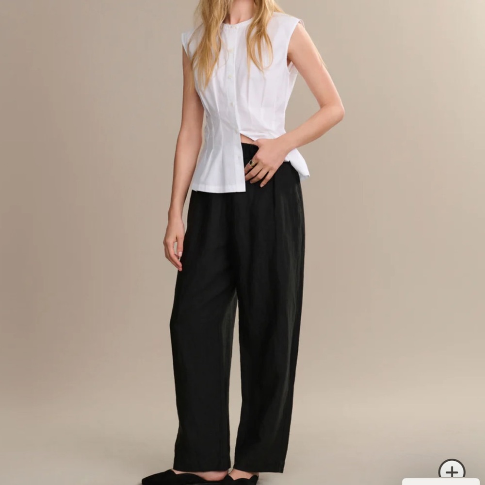 Jenni Kayne Black linen Pants